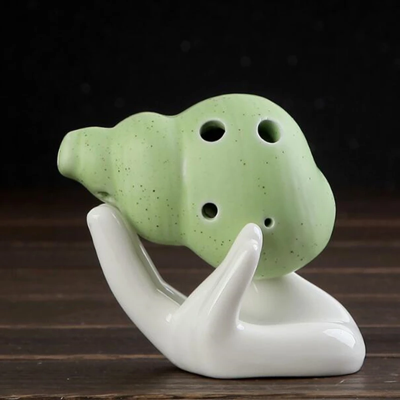 Милый Форма 6 отверстий Окарины Instrumento флейта ветер Музыкальные инструменты Orff