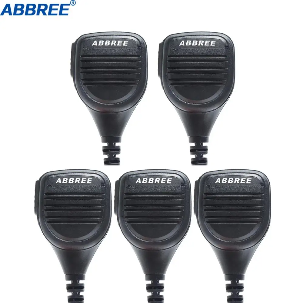 저렴한 ABBREE AR-760 라디오 스피커 마이크 PTT 휴대용 양방향 라디오 워키 토키 Baofeng UV-5R UV-82 BF-888S