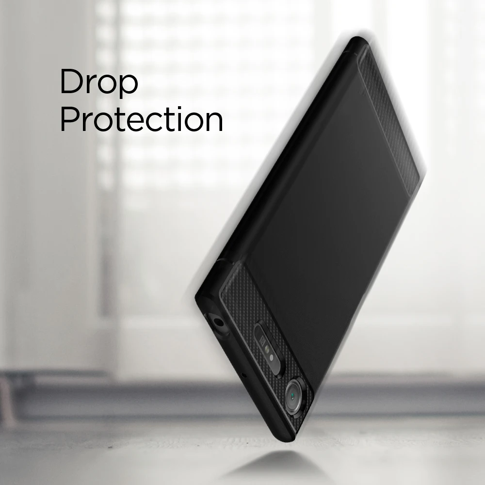 100% Original Rugged Armor Case for Sony Xperia XZ1 Phone Cases Black G11CS22411 |