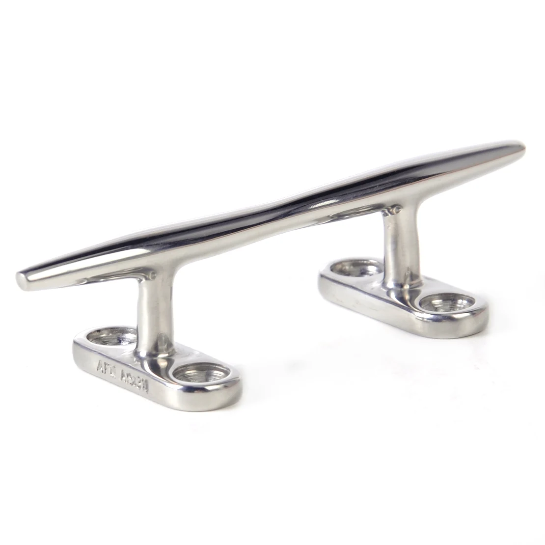 

DWCX 2Pcs / Set 10cm Silver Stainless Steel Dock Deck Line Rope Cleat Tie Boat Yacht Fit for Marine Hardware Latch