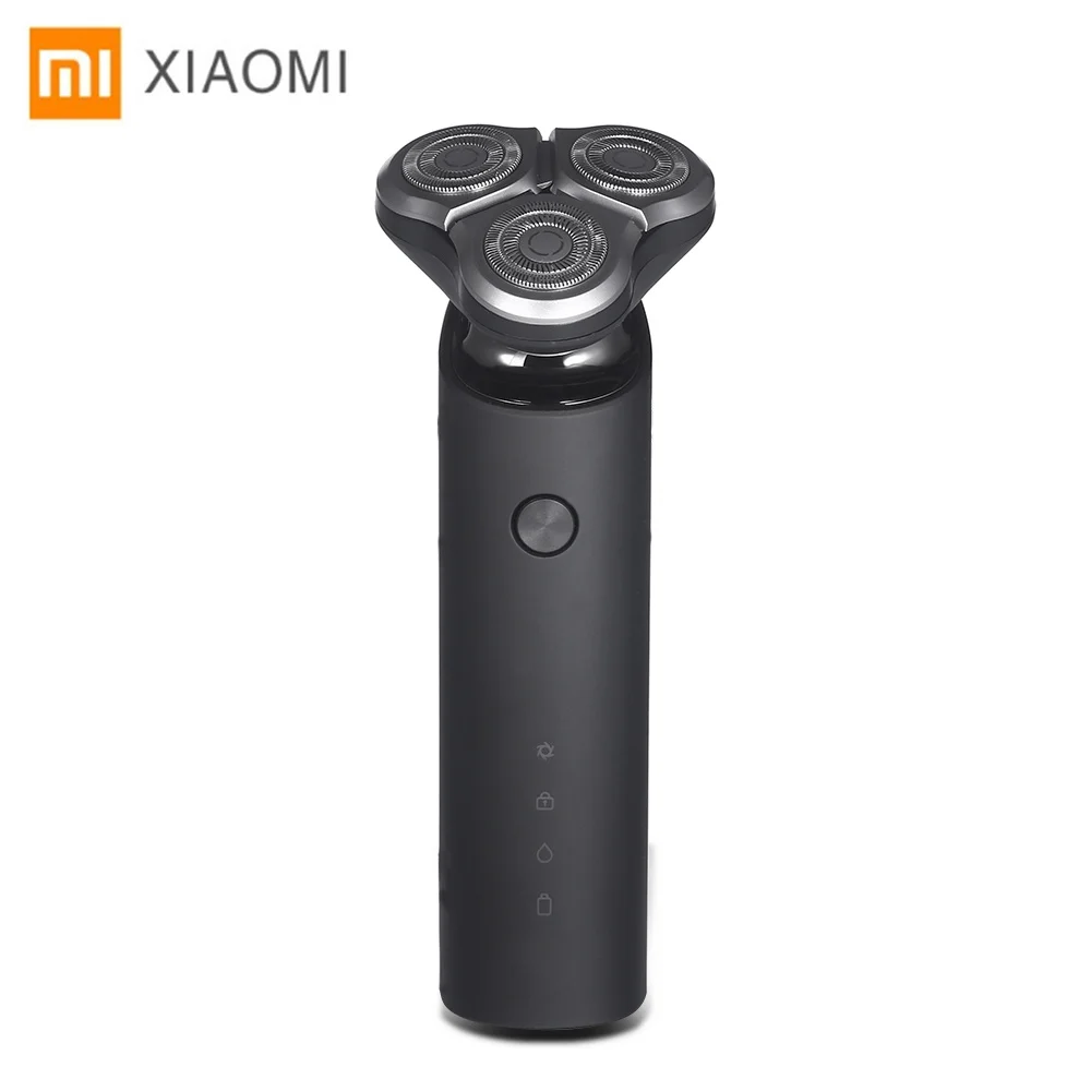 Xiaomi оригинальный электробритва 3 лезвия Flex бритва голова сухой влажный