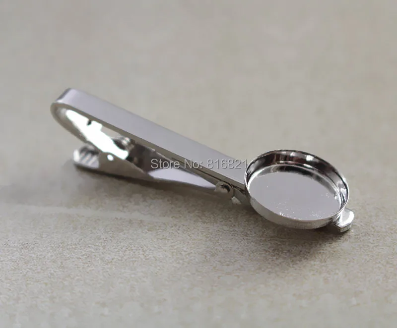 Зажим для галстука с круглой глубокой стенкой чашечки пустая смола настройки