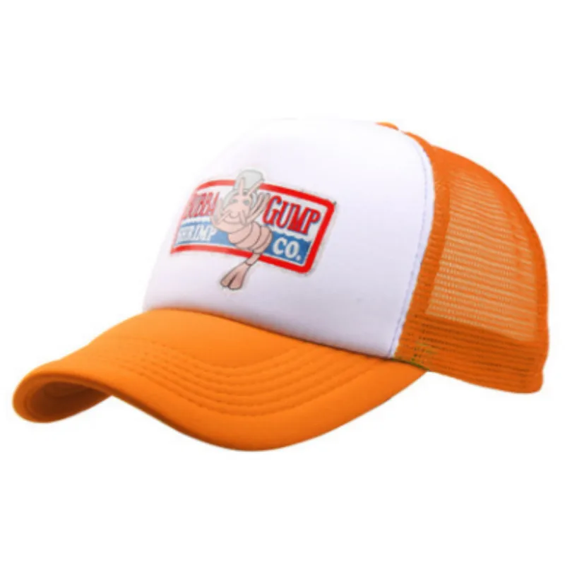 Повседневная летняя бейсболка с принтом BUBBA GUMP для мужчин регулируемая креветки