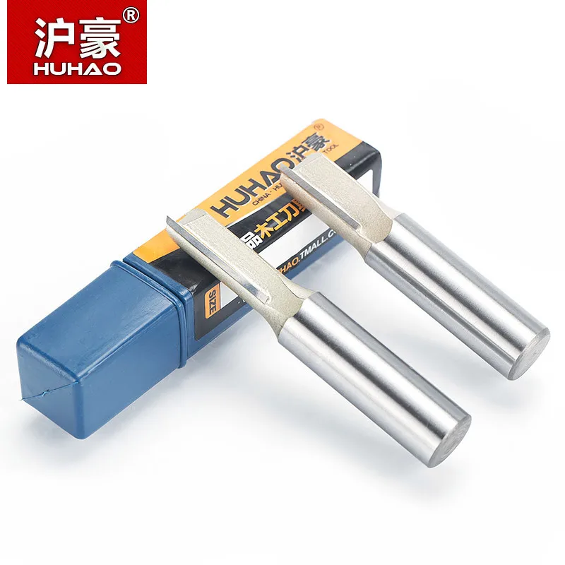 HUHAO 1pcs 1/2&quotShank 2 flute straight bit Woodworking Tools Router Bits for Wood Tungsten Carbide endmill milling cutter|tools router