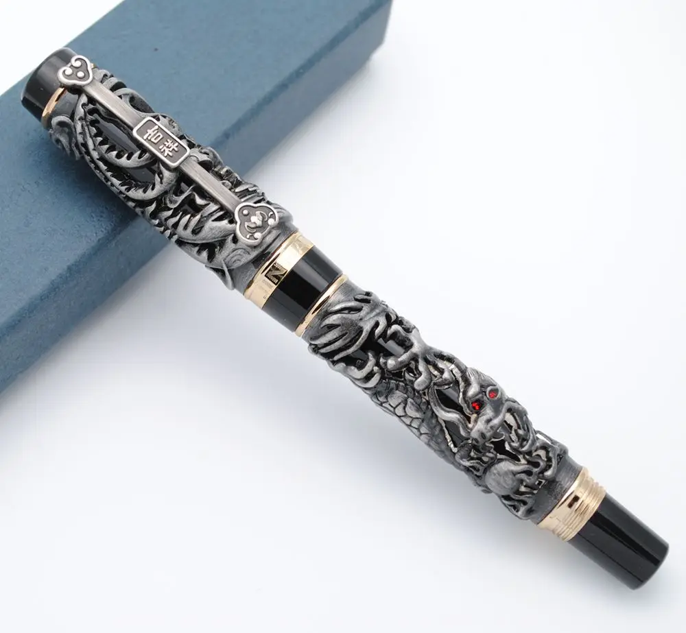 Перьевая ручка JINHAO с изображением китайского дракона и феникса перьевая