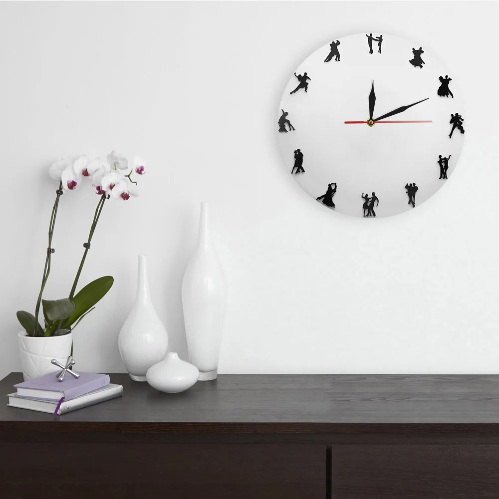 1 штука парные танцевальные настенные часы вальс знаковые современные Танго