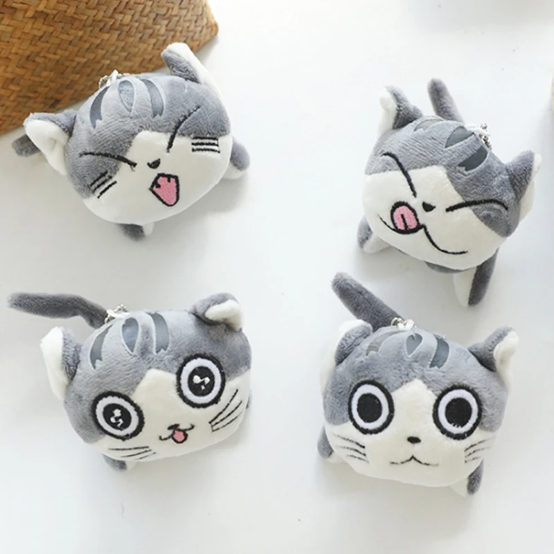 Мягкие плюшевые игрушки 9 см с котом из мультфильма мягкие для кошек брелок