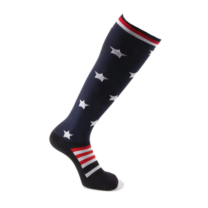 J-1 pairs Compression Socks Men& Women Fit Running,Nurses, Flight Travel& Maternity Pregnancy- Boost Stamina, Executive Length Fancies - Цвет: J-1 pairs