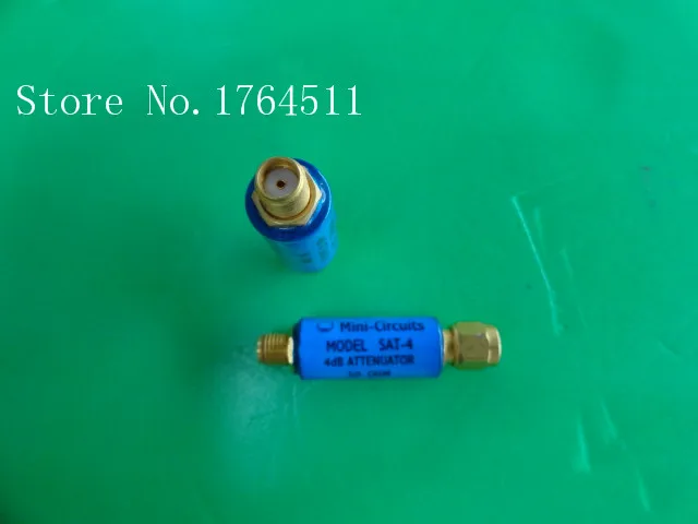 [LAN] switch MINI SAT 4 DC 1.5GHz Att:4dB P:2W SMA коаксиальный Фиксированный аттенюатор 5 шт./лот|fix