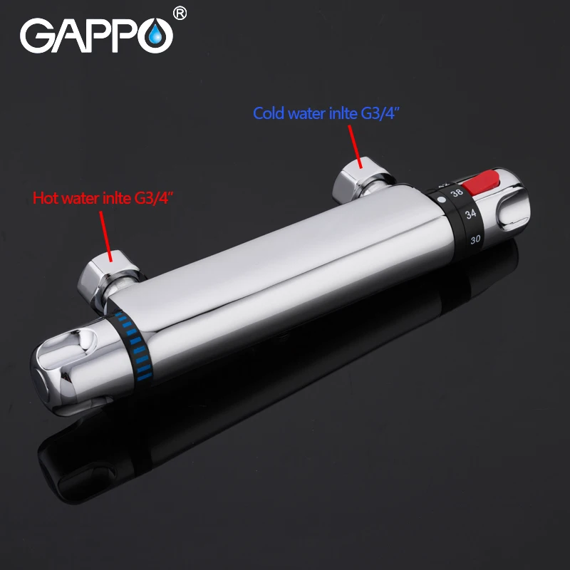 GAPPO душевой скользящий кран для душа термостатический смеситель ванной комнаты