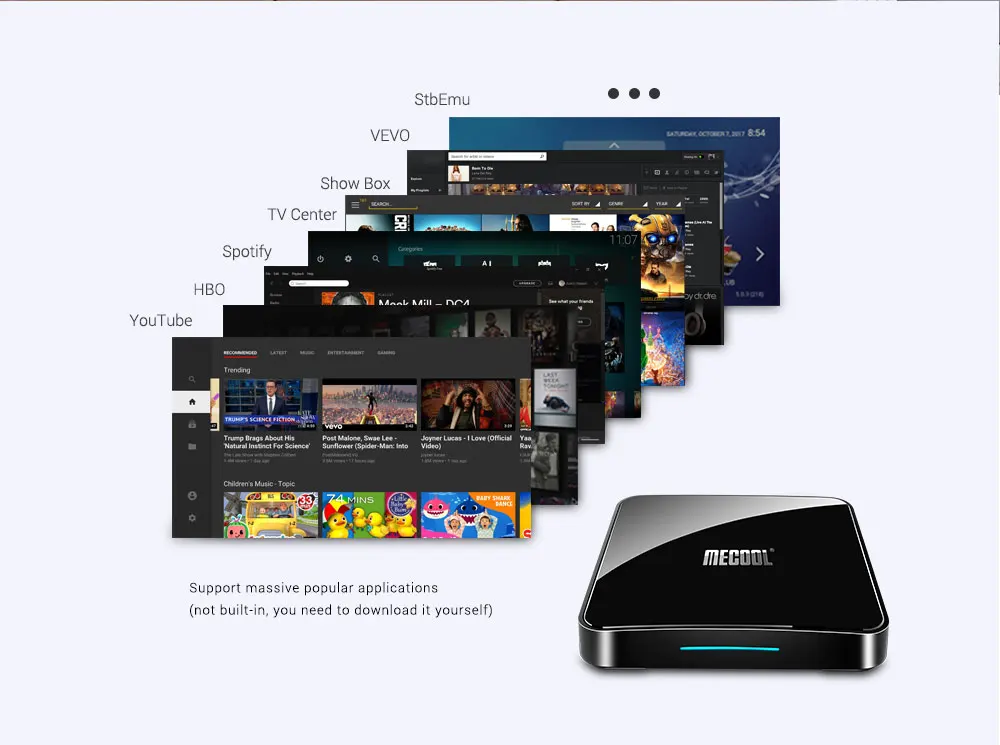 ТВ-приставка MECOOL KM3 A, Android tv 9,0, сертифицированная Google, Android 9,0, 4 ГБ, 64 ГБ, Amlogic S905X2, 4 K, 2,4G, 5G, двойной Wifi, BT4.1, ТВ-приставка