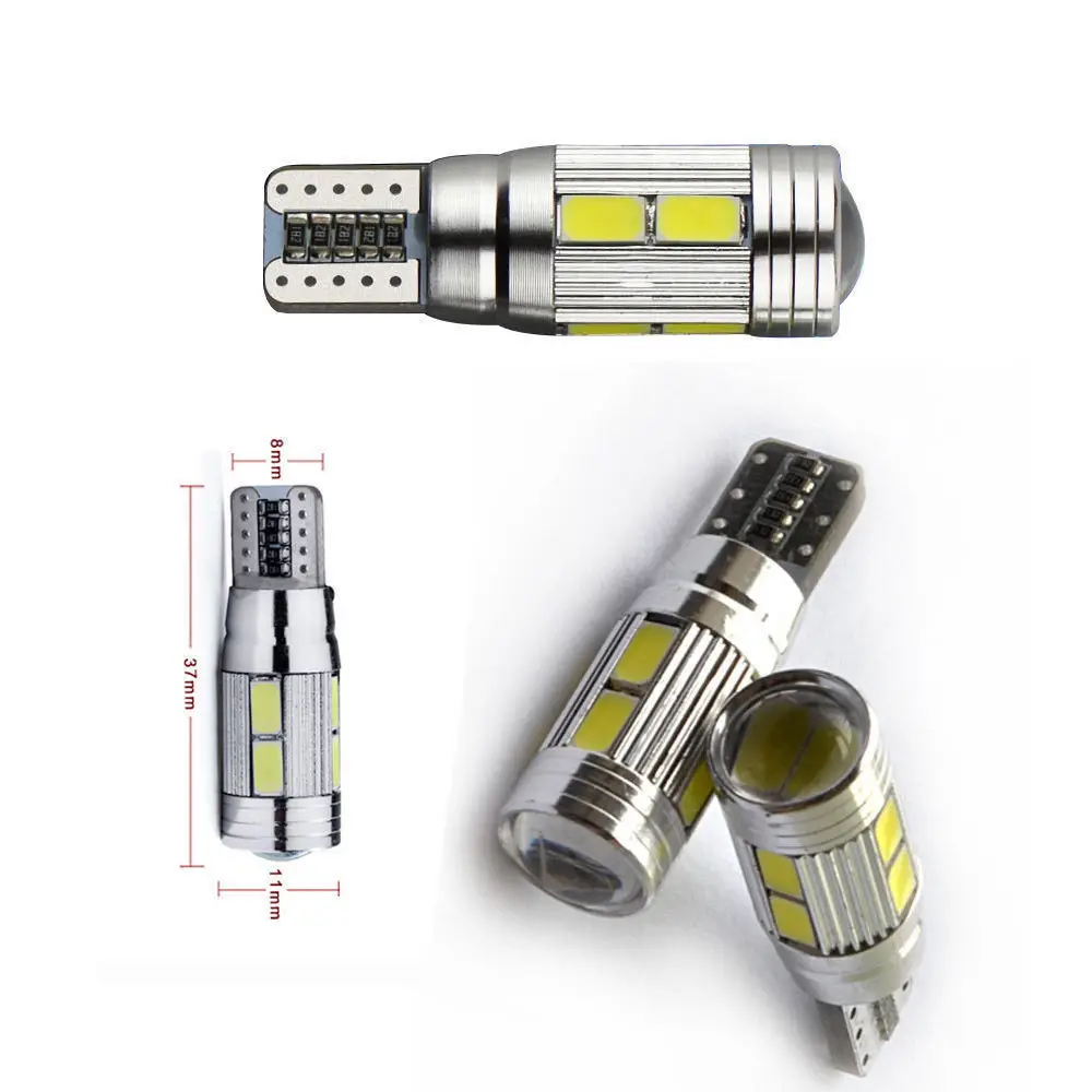 Алюминиевый светодиод Cambus T10 10 4 штуки чипы Cree W5w (чипы Samsung 5630)|t10 10|10 t10aluminio led |