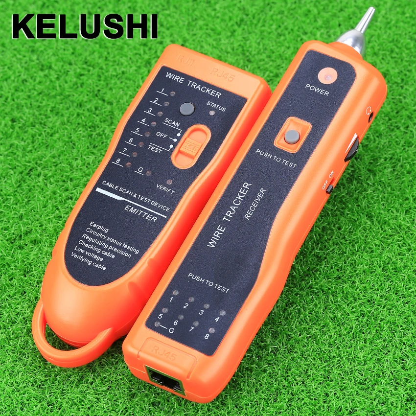 KELUSHI XQ 350 сетевой Lan кабель трекер Tracer RJ45/RJ11 Finder генератор тест er диагностический