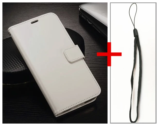 white Lanyard 1 Премиум держатель для карт, чехол для samsung Galaxy A5 A5100 A510F, кожаный чехол для телефона, ультратонкий кошелек, откидная крышка, чехол - Цвет: white Lanyard 1