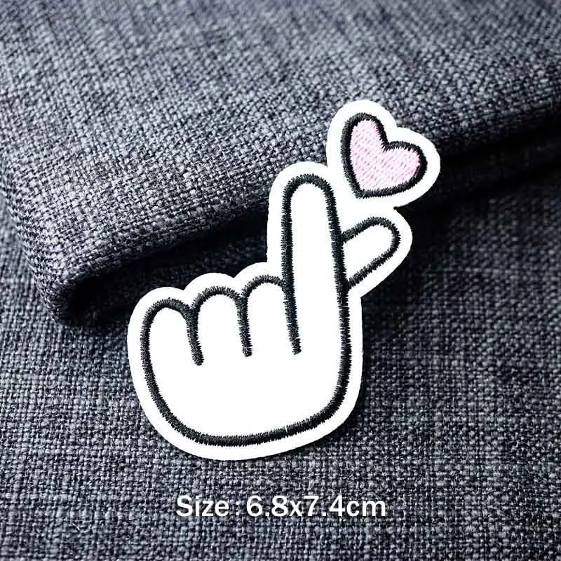 Выражение червя цветок вышитые значки нашивка Джинсы Сумка Одежда шитье