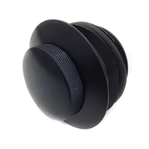 black/chrome Flush Pop Up Reservoir Gas Cap Vented Fuel Tank For Harley Cruiser Chopper Cafe Racer Old School Touring Motorcycle |