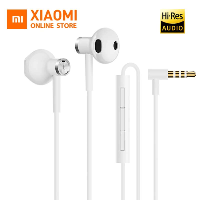 Новые оригинальные наушники Xiaomi Dual Driver с полупроводниковым динамическим
