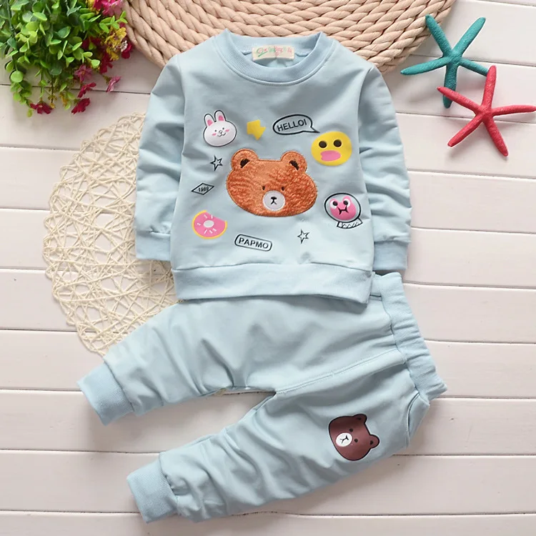 Комплект из 2 предметов для маленьких мальчиков и девочек сезон весна модные