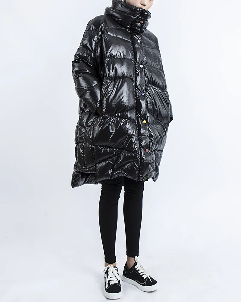 Puffer jacket women plus size duck down jacket winter coat women Outerwear Female Long Casual Light ultra thin Warm Parka