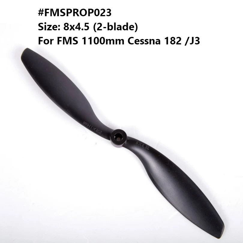 FMS 1100 мм 1 м J3 Cub V2 Sky Trainer Cessna 182 Propeller 8x4 5 inch 2 blade FMSPROP023 детали для фототехники|plane