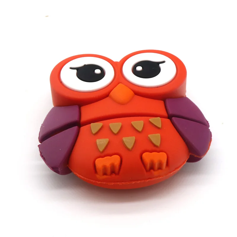 Мультфильм USB флэш-накопитель флеш-накопитель Миньоны 128 GB/64 GB/32 GB/16G cle USB флеш-накопитель Memoria USB ключ Флешка Animado лиса/Пчела/пингвин/сова - Цвет: Owl