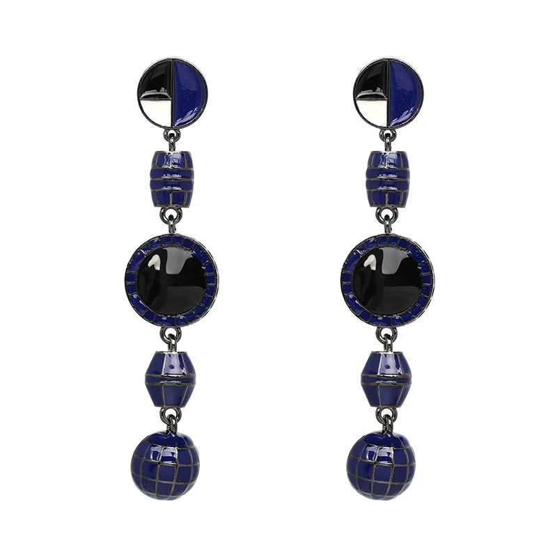 JUJIA, Boho серьги,, много цветов, массивное ювелирное изделие, очаровательные длинные висячие серьги-капли для женщин, Brincos