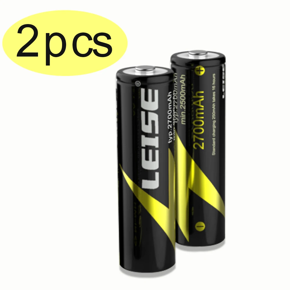 2pcs LEISE AA 2700mah Nimh перезаряжаемая батарея 1,2 v с аккумулятором чехол аккумуляторы 2a Ni-MH для радиоуправляемых игрушек мышь микрофон - Цвет: 2pcs