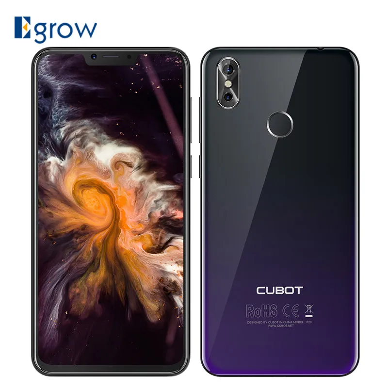 Cubot P20 6 18 'ɺndroid 8 0 MT6750T Восьмиядерный 4 Гб ОЗУ 64 ПЗУ смартфон Двойная Задняя