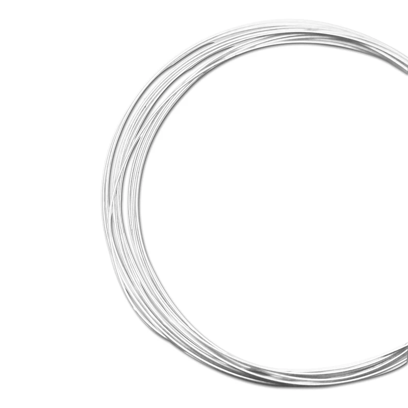 Beadsnice ID26883 diy Ювелирные изделия из серебряной проволоки 22ga круглые Твердые