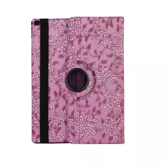 3D grape flower case Цветок вращающийся чехол для iPad 9,7 5 5th Generation A1822 A1823 6 6th A1893 A1954 воздуха A1474 A1475 Air 2 крышка+ защитная пленка на экран+ подставка для ручек - Цвет: 3D grape flower case