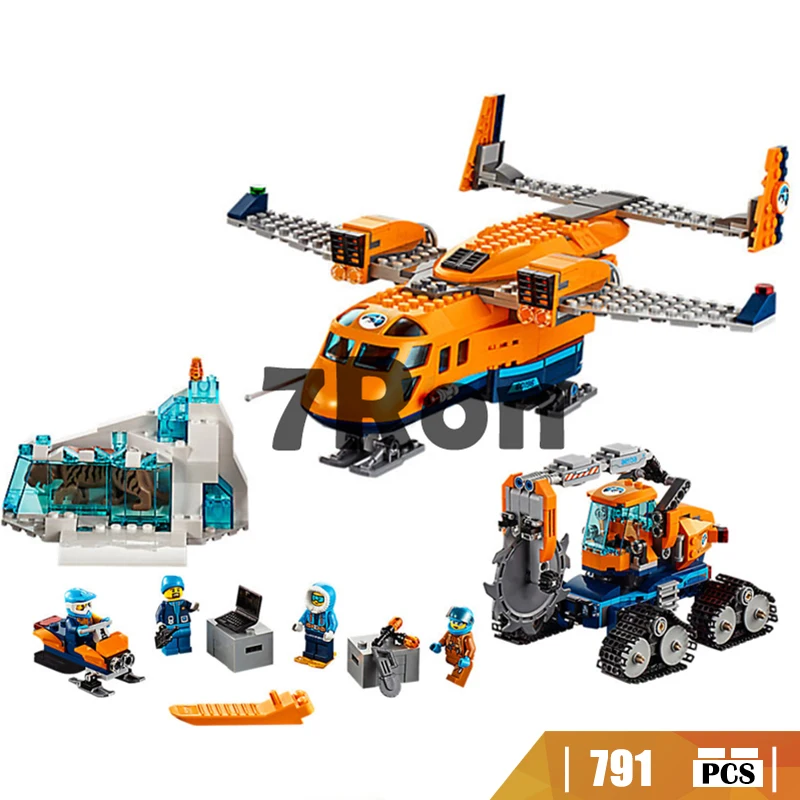 02112 Совместимость с лего City 60196 Arctic питания план модель здания игрушки хобби