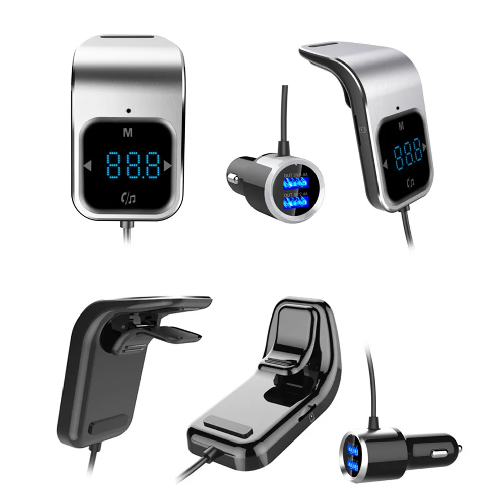 Автомобильный Bluetooth 4 2 FM-передатчик mp3-плеер автомобильный комплект громкой связи