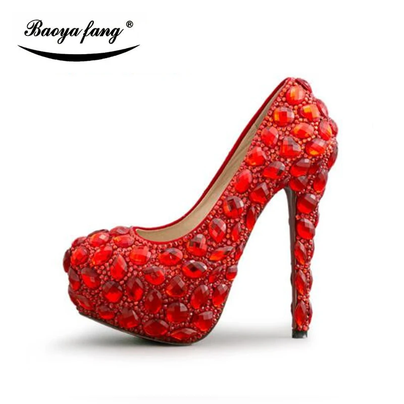 Серебристые женские свадебные туфли со стразами на платформе и высоком каблуке