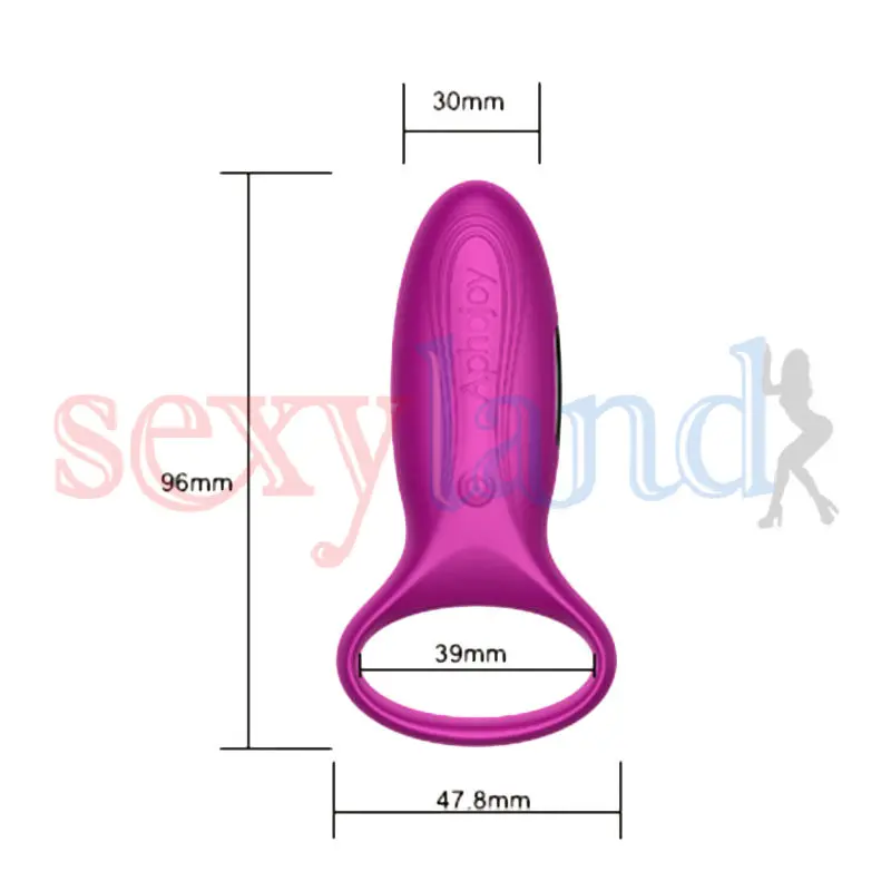 Роскошные 7 режимов сильный вибрирующий перезаряжаемый петух кольцо