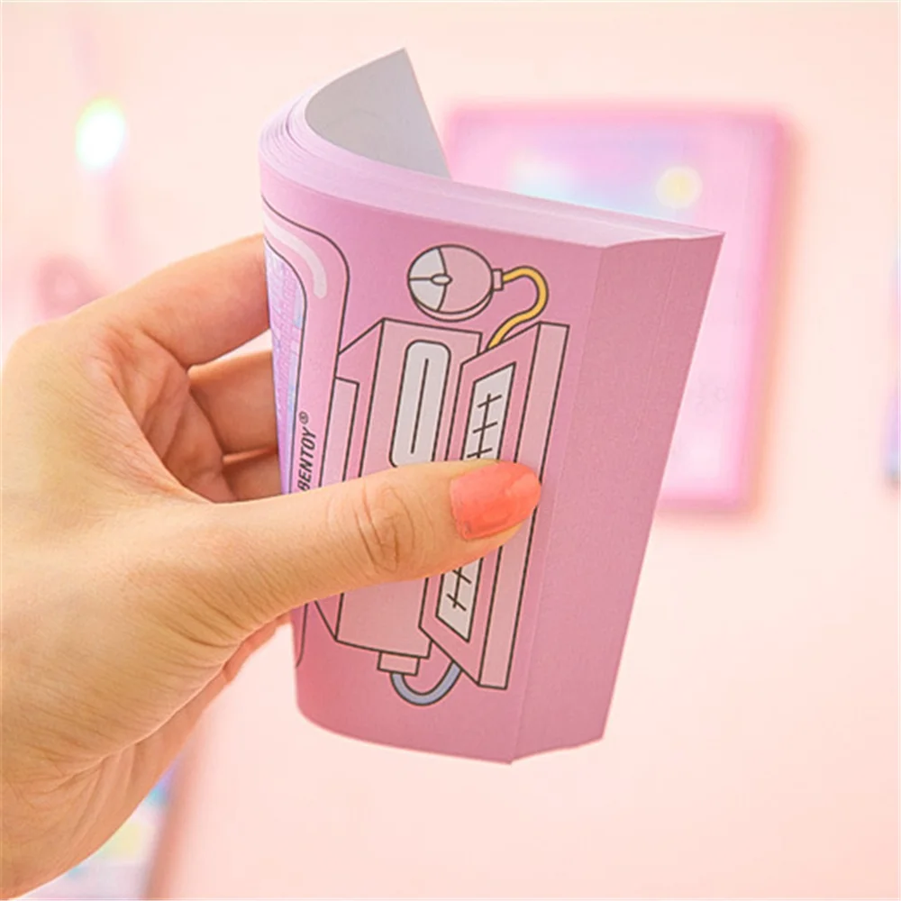 1 шт. компьютерный дизайн блокнот для заметок бумажный стикер Kawaii Sticky Notes Сделай Сам Скрапбукинг наклейка для письма сообщения Offfice стационарный