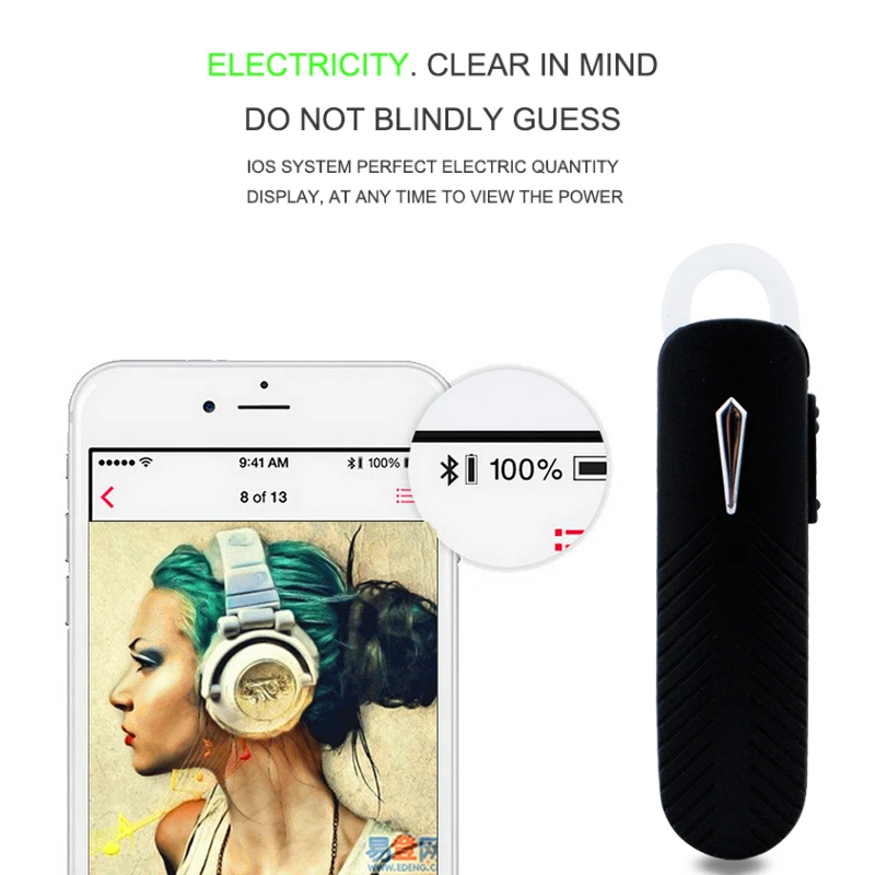 Mini Bluetooth Earphone Wireless Sports For iPhone/Xiaomi Mobile Phones Tablet Handsfree Stereo Earphones | Электроника