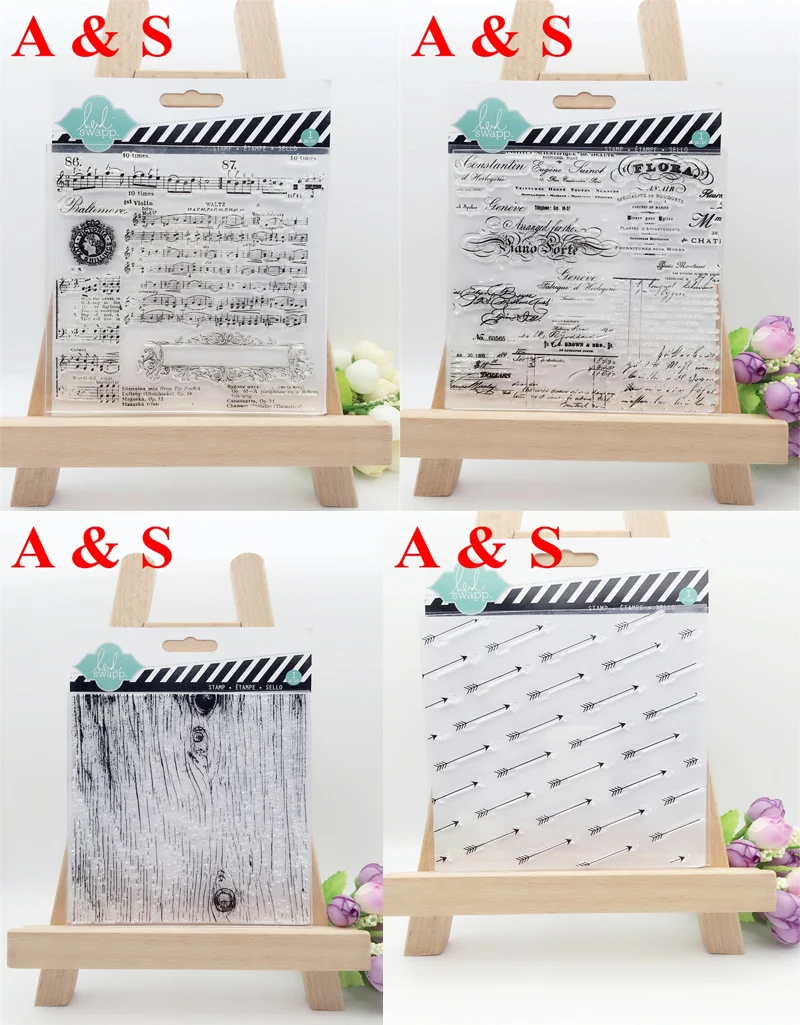 Эстетические музыкальные ноты ArrTransparent прозрачный штамп DIY силиконовые