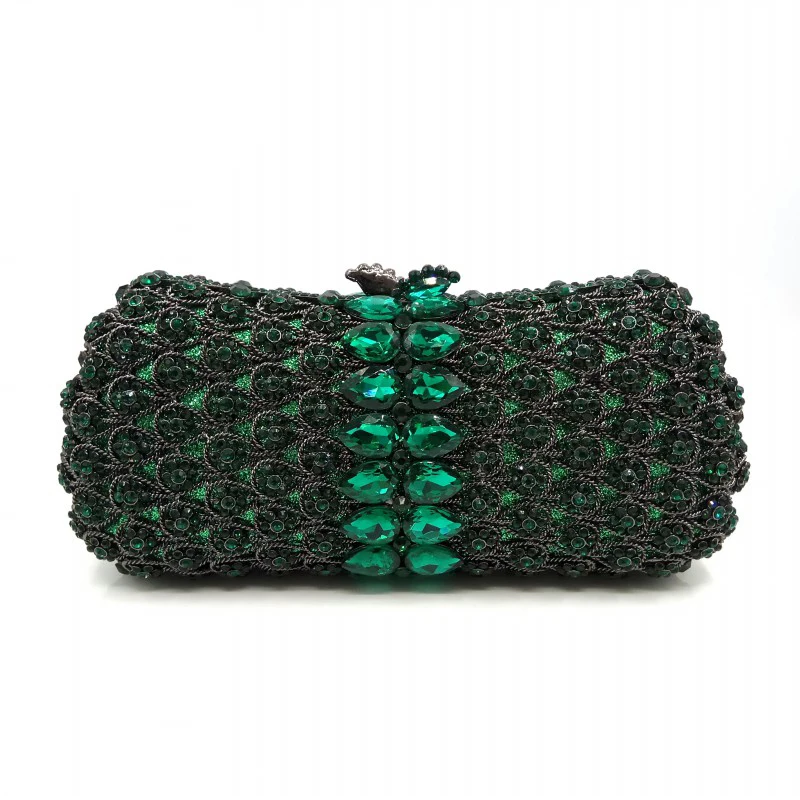 Элегантная женская вечерняя сумочка с бриллиантами Роскошный кошелек клатчи