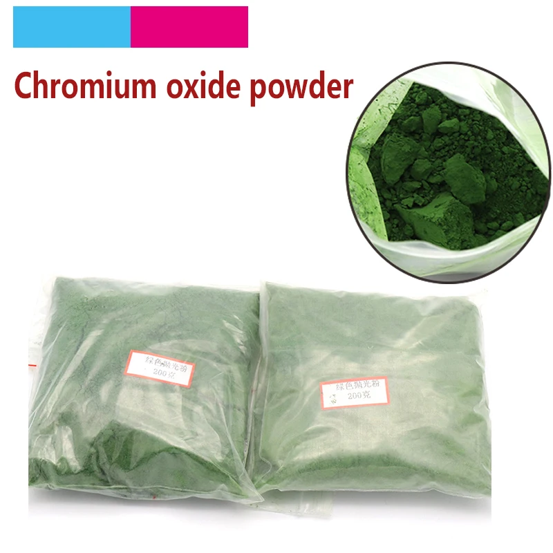 

50g to 500g Polishing Powder Chromium Oxide Powder Polishing Tools For Glass Jade Crystal Agate Gems Amber Grinding Tool