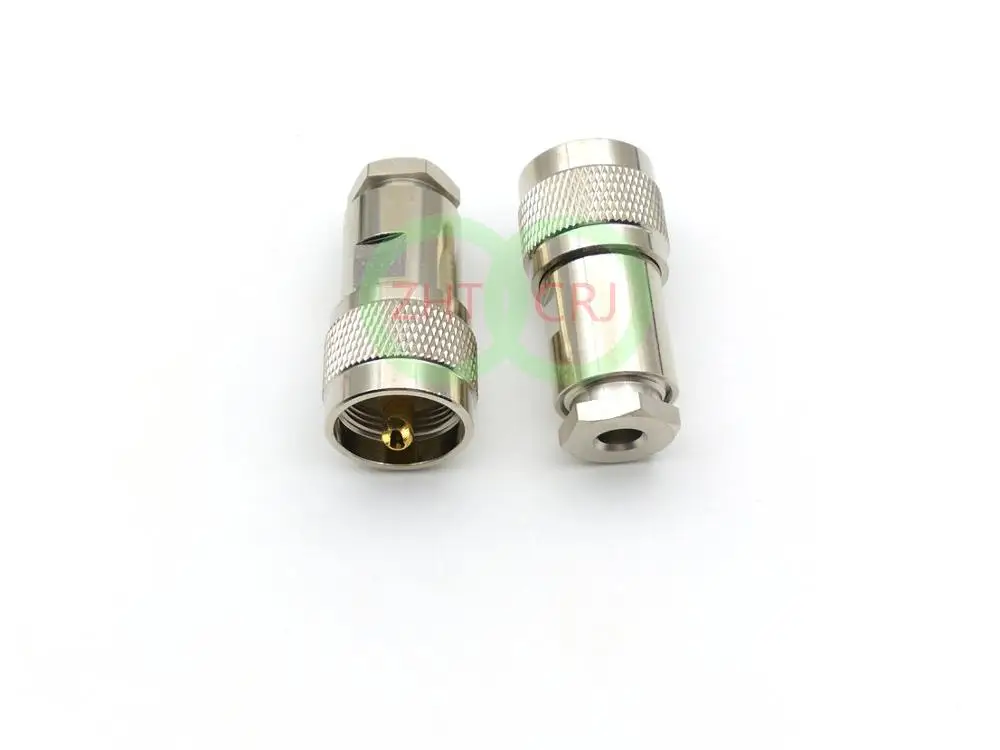 Штекерный зажим UHF PL259 для кабеля RG58 RG142 LMR195 RG400|Соединители| |