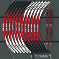 a set of 12pcs high quality motorcycle wheel decals waterproof reflective stickers rim stripes for yamaha mt 03 mt03