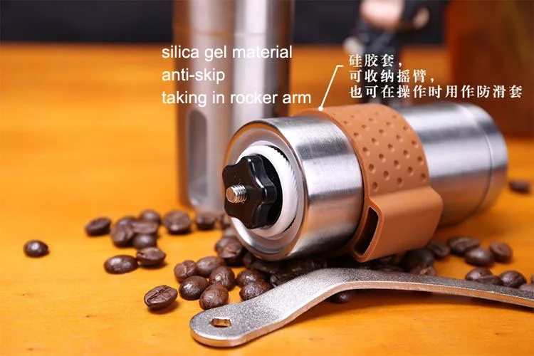 Alocs K17 ручная кофейная мельница из нержавеющей стали, ручная кофемолка, походная посуда для пикника и отдыха