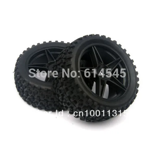 

4PCS 1/10 Off-road Front Rear Wheel Rim & Rubber Tyre,Tires 66005-66025