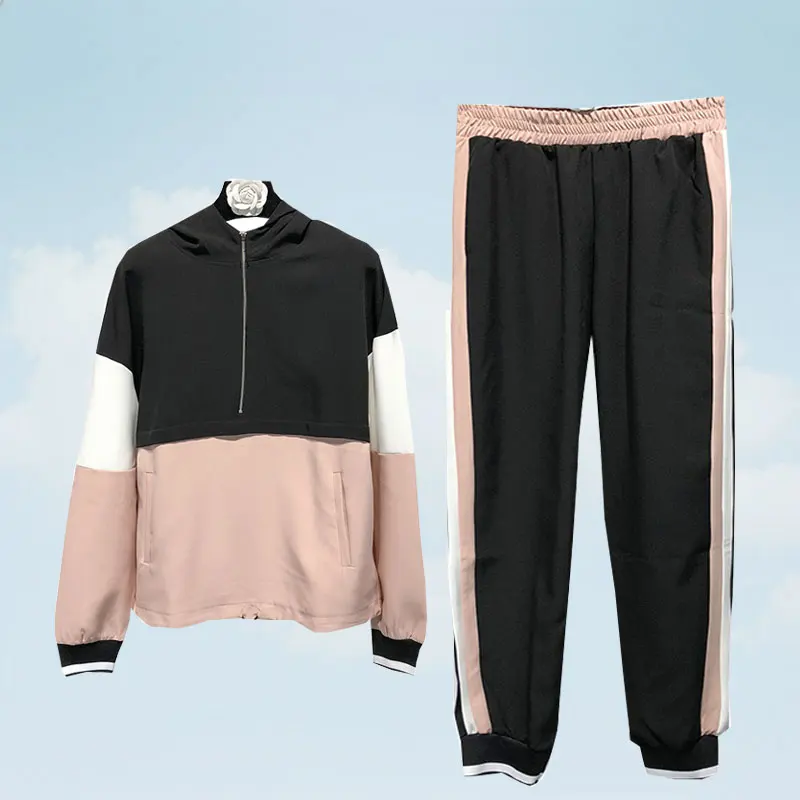 Весенне-осенний женский костюм из двух предметов 2019 свободный тонкий короткий