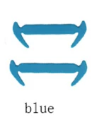 blue 12 шт женские мужские шнурки без завязок эластичные силиконовые шнурки для обуви для кроссовок шнурки без шнурок для обуви - Цвет: blue
