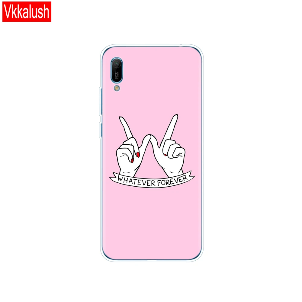 Huawei y6 чехол huawei Y6 чехол из силикона и ТПУ мягкий чехол для телефона для huawei Y6 MRD-LX1 MRD-LX1F Y 6 pro Y6 премьер-Чехол - Цвет: 80215