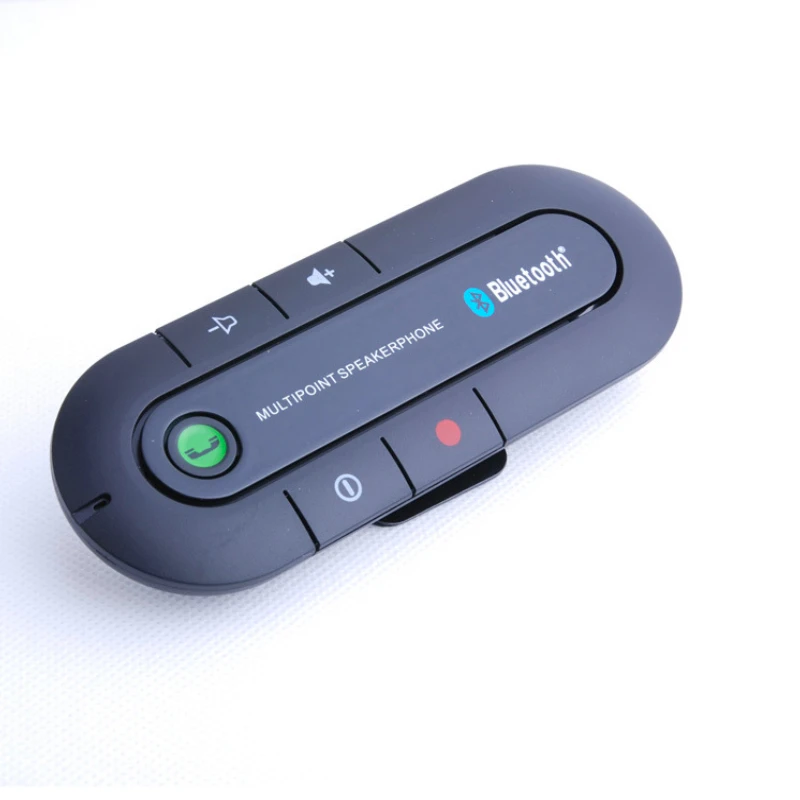 Bluetooth приемник, гарнитура, автомобильный комплект, громкая связь, стерео MP3 музыкальный плеер, солнцезащитный козырек, зажим, беспроводной Bluetooth, многоточечный наушник