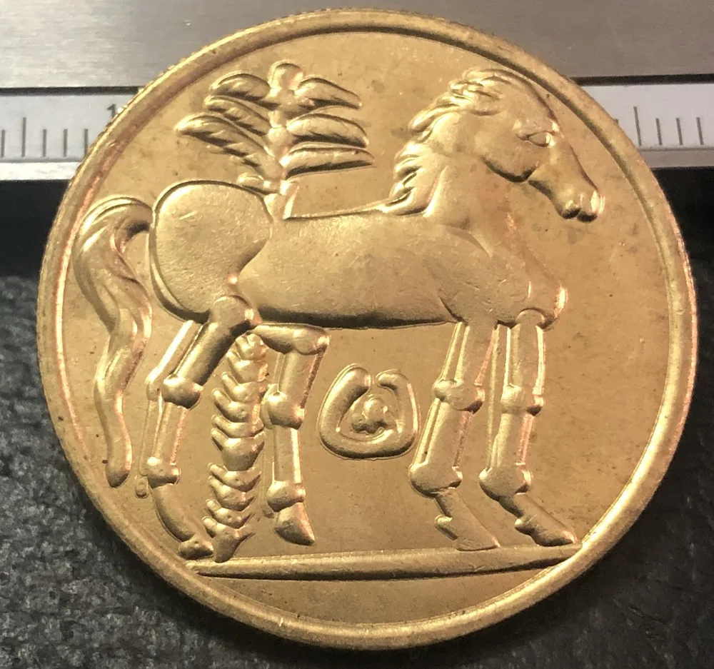 Копия монеты Trishekel 221BC 202BC (Zeugitana)|Безвалютные монеты| |