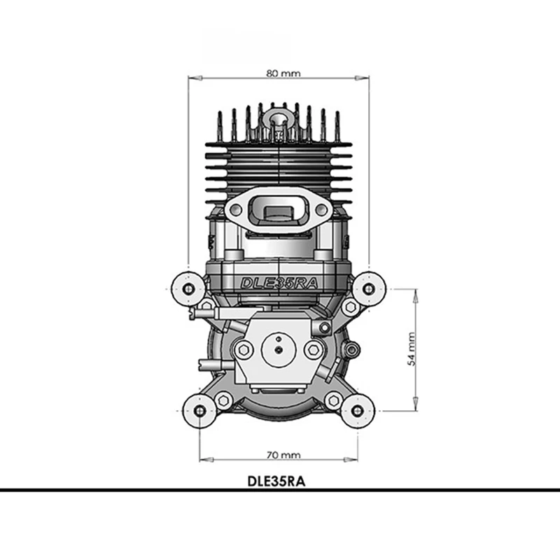 DLE 35RA original GAS Engine For Airplane model hot sell DLE35RA 35 RA DLE-35RA | Игрушки и хобби