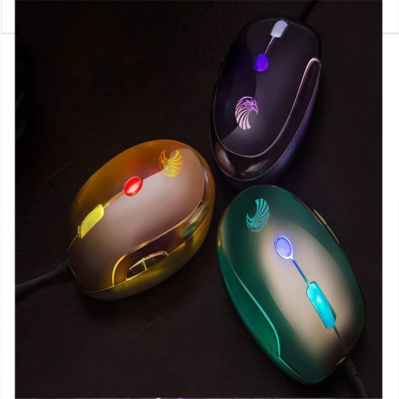 Gaming Mouse Регулируемые 2000 ТОЧЕК/ДЮЙМ 6 Кнопок Оптический USB Мышки Переменная